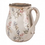 PROWANSALSKI DZBANEK CERAMICZNY Romantic Flowers 1 Clayre & Eef