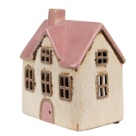 DOMEK CERAMICZNY NA TEALIGHT Home Decor Pink Clayre & Eef