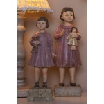 DEKORACJA FIGURKA Brocante Girl Pink 2 Clayre & Eef