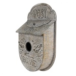 SKRZYNKA NA LISTY Birdhouse Grey Clayre & Eef