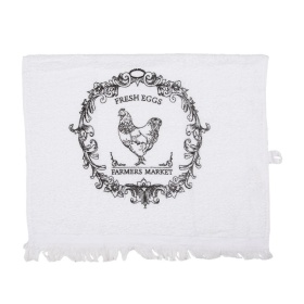 RĘCZNIK KUCHENNY White Cotton Rooster Clayre & Eef