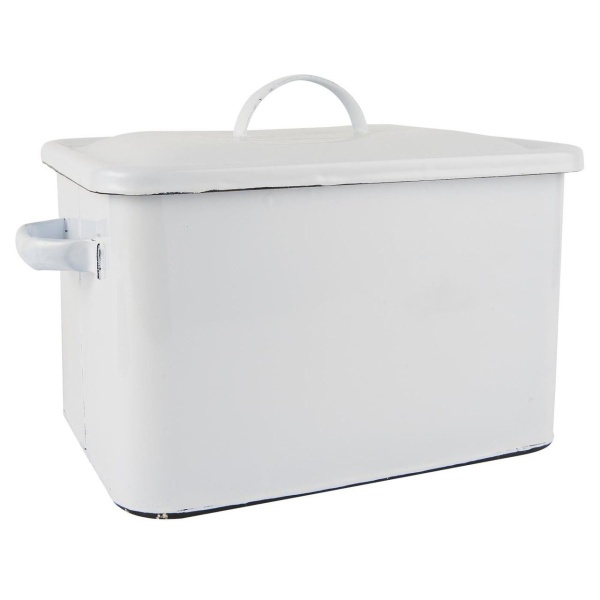 CHLEBAK EMALIOWANY Bread Box White Ib Laursen